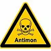Antimon Gefahrstoffschild