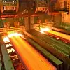 hot steel on conveyor