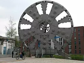 Schneiderad der Tunnelbohrmaschine Trude