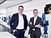 Sören Daniels (Einkaufsleiter) und Jörg Maier von Voith Turbo.