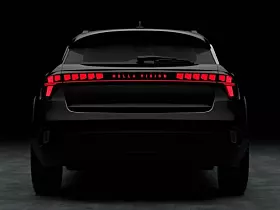 Rücklicht eines Autos von Hella