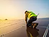 Solaranlage Bauarbeiter