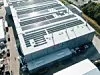 Dächer von Giga Coating mit PV-Anlagen