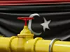 Libya oil and gas fuel pipeline. Oil industry concept. 3D Rendering