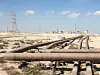 Petrochemical facilities in the desert