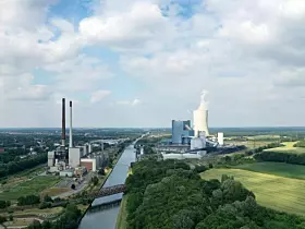 Uniper Kraftwerk Datteln 4 mit Schleusenpark Henrichenburg