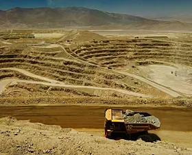 Glencore-Mine im Tagebau