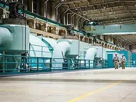 Turbinenraum Oconee Atomkraftwerk von Duke Energy