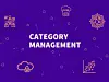 Conceptual business illustration with the words category management; Conceptual business illustration with the words category management