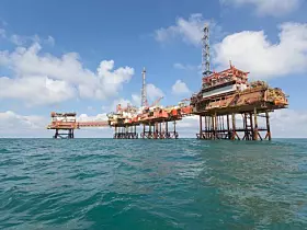 Oil platform in Venezuela