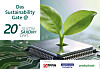 Grüner Keimling wächst aus einem Mikrochip auf einer Leiterplatte, daneben Logo Silicon Saxony Days.