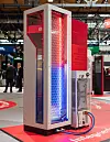 Ausblick in die Zukunft: Messe-Exponat zeigt Ideen für mögliche Konzepte mit Coldplate und separatem Chiller.